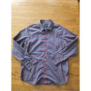 5.11 Tactical Shirt Mens Large Gray Plaid Snap Front Long Sleeve Casual Outdoor